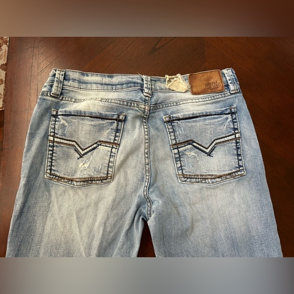 MOOR SHIRE Relaxed Blue Jeans with Vintage Fading w31/L32 - Picture 9 of 10